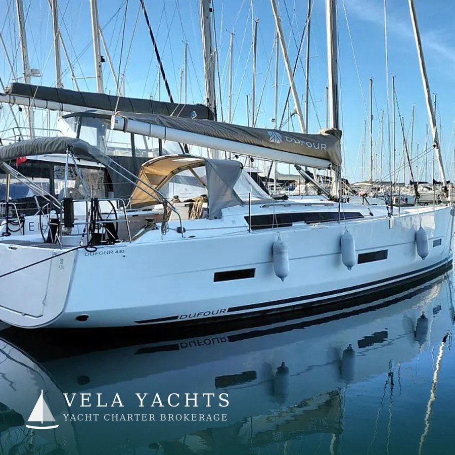 Kairos — Dufour 430 yacht charter, Marina di Stabia, Castellammare di Stabia, Italy