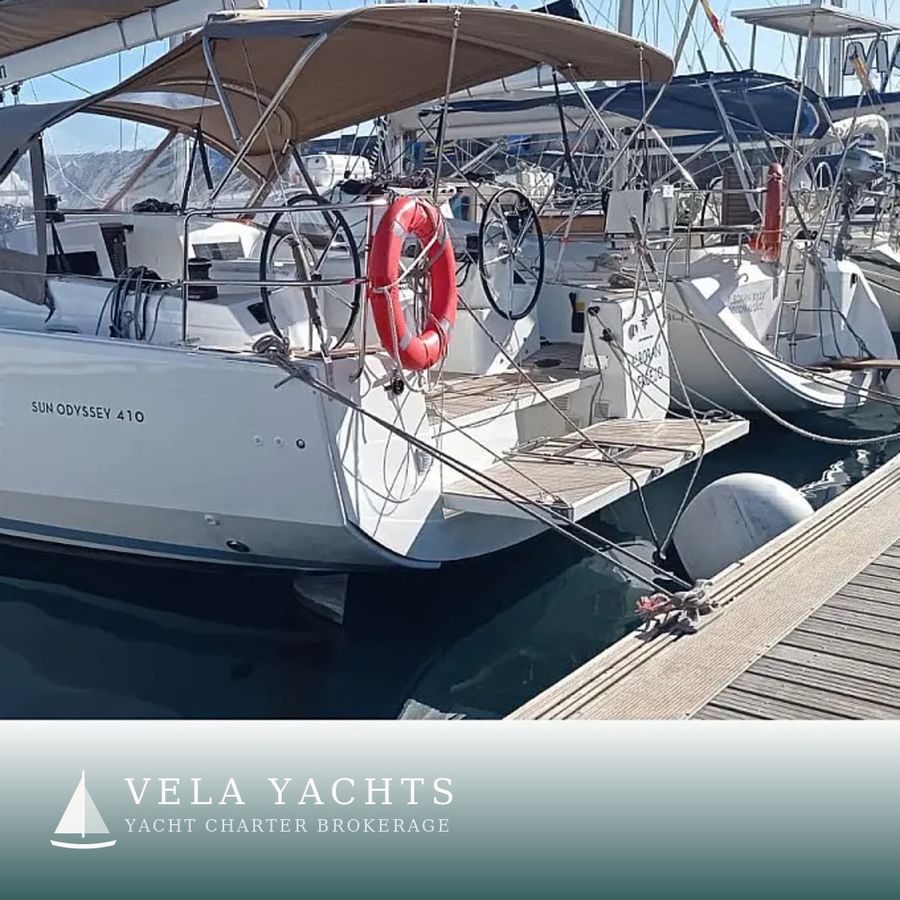 Verdejo — Jeanneau Sun Odyssey 410 yacht charter, La Lonja Marina, Palma de Mallorca, Spain